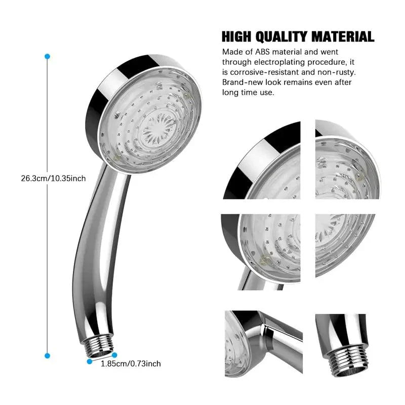 Pommeau de douche lumineux à LED
