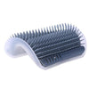 Brosse d'angle auto-toilettante pour chat
