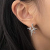 Boucles d'oreilles en strass Asterism