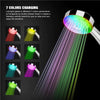 Pommeau de douche lumineux à LED