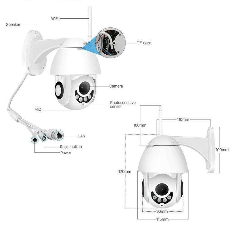 Caméra HD Wifi extérieure