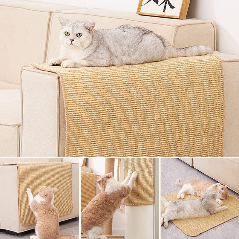 Tapis griffoir en sisal naturel