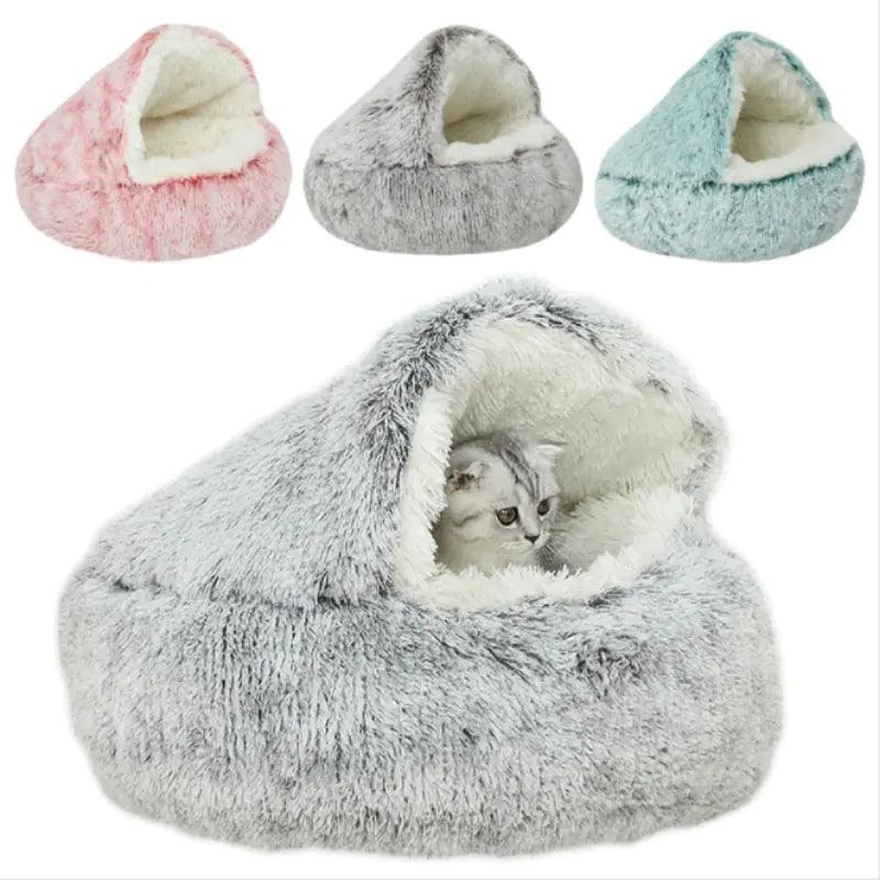 Lit en peluche pour animaux de compagnie