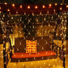 Guirlandes lumineuses solaires en maille filet