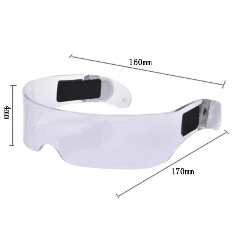 Lunettes LED lumineuses pour une brillance festive