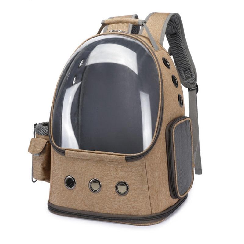 Sac à dos de transport pour chat capsule spatiale