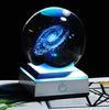 Boule de cristal miniature 3D Galaxy 6/8 cm