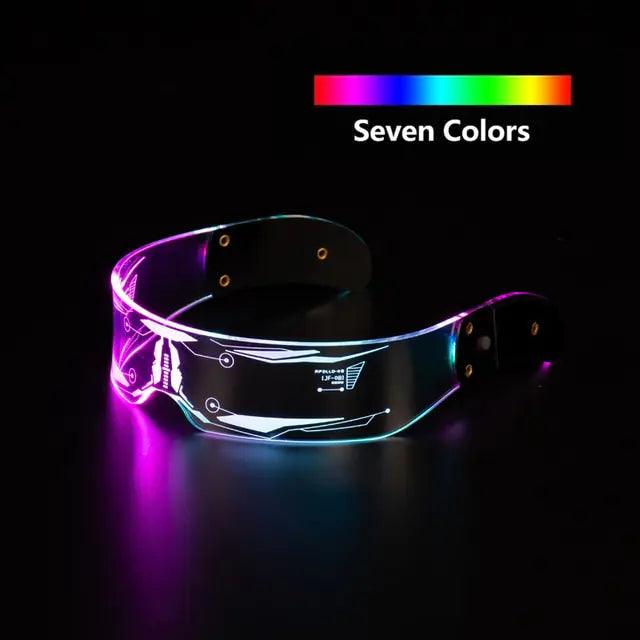 Lunettes LED lumineuses pour une brillance festive