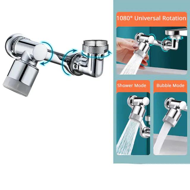 Robinet d'extension de rotation à 180°
