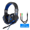 Casque de jeu filaire à lumière LED