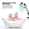 Pommeau de douche lumineux à LED