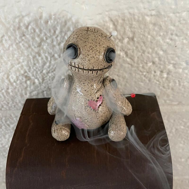 Comfybear™ Brûleur de cônes poupée vaudou, brûleur d'encens