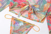 Ensemble jupe en maille florale 3 pièces