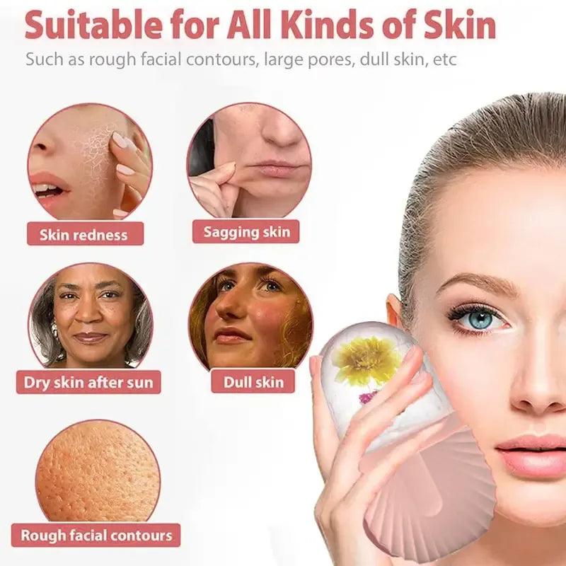 Rouleau de glace pour le visage