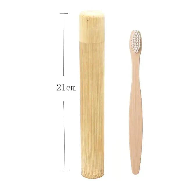 Set de brosses à dents en bambou