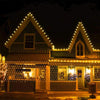Guirlandes lumineuses solaires en maille filet