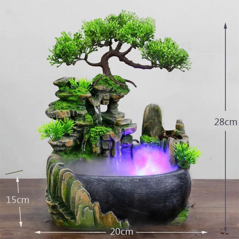 Fontaine cascade Feng Shui
