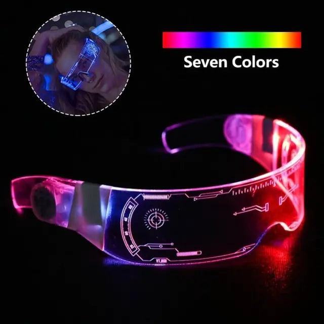 Lunettes LED lumineuses pour une brillance festive