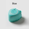Brosse en silicone souple pour chien