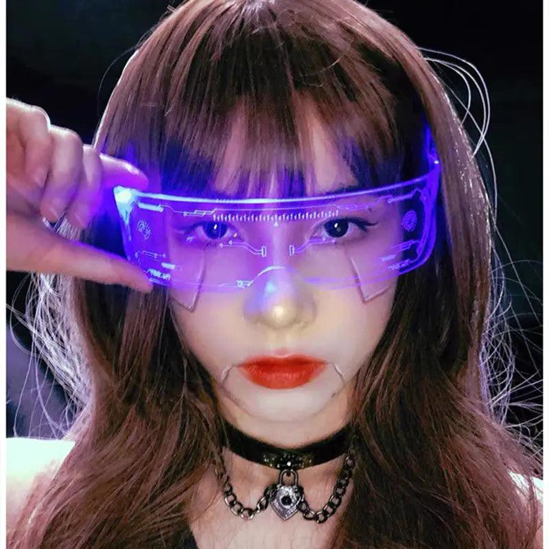 Lunettes LED lumineuses pour une brillance festive