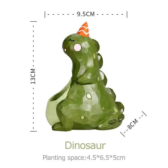 Jardinière pour plantes succulentes en forme d'animaux