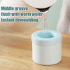 Seau à glace portable cylindrique en silicone