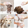 Brosse en silicone souple pour chien