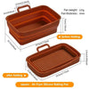Plat de cuisson rectangulaire pour friteuse à air