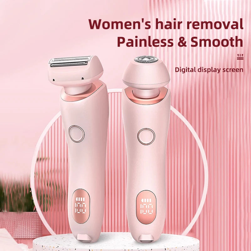 Rasoir électrique 2 en 1 pour femme