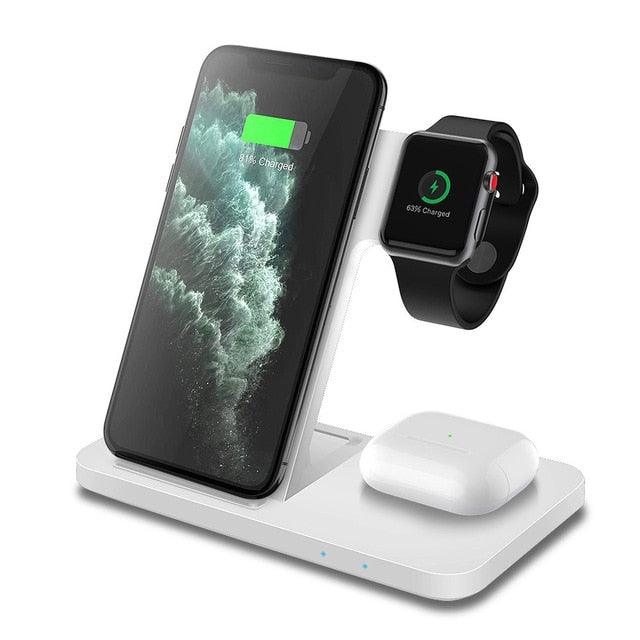 Station de charge rapide sans fil 3 en 1