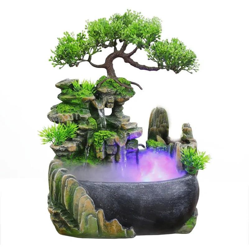 Fontaine cascade Feng Shui