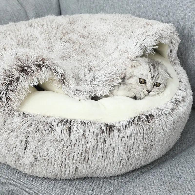 Lit en peluche pour animaux de compagnie