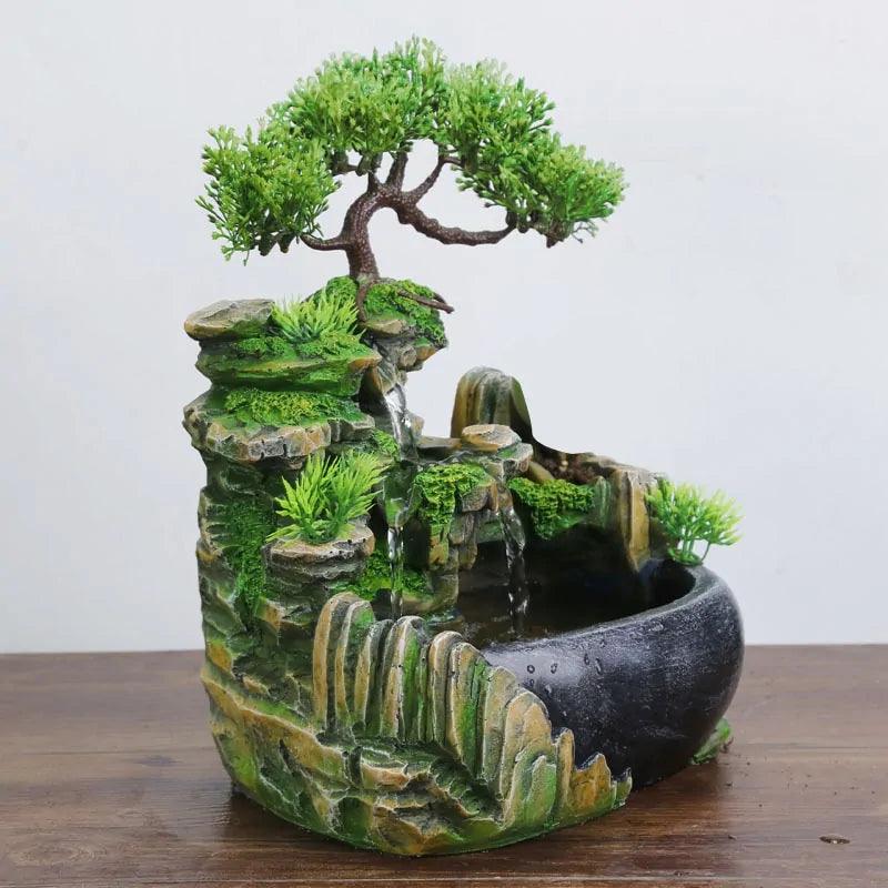 Fontaine cascade Feng Shui
