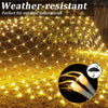 Guirlandes lumineuses solaires en maille filet