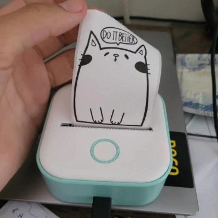 Mini imprimante de poche sans encre 