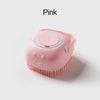 Brosse en silicone souple pour chien