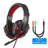 Casque de jeu filaire à lumière LED