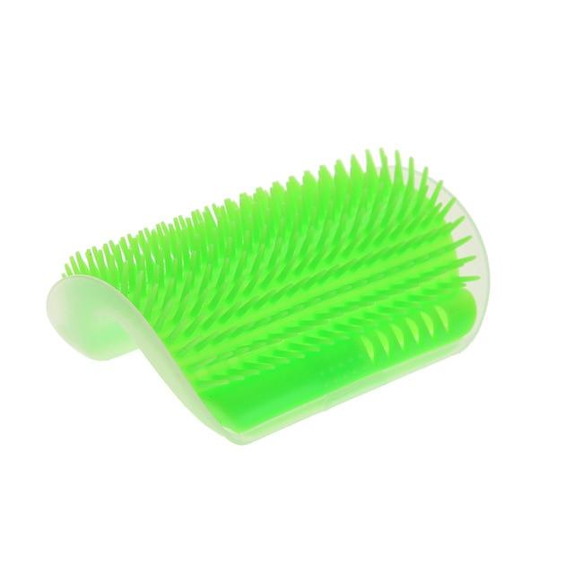 Brosse d'angle auto-toilettante pour chat