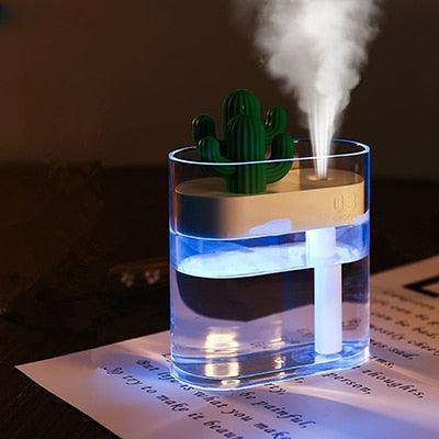 Humidificateur d'air ultrasonique 160 ml, diffuseur d'huiles essentielles USB, diffuseur d'arômes pour voiture, brumisateur à anions