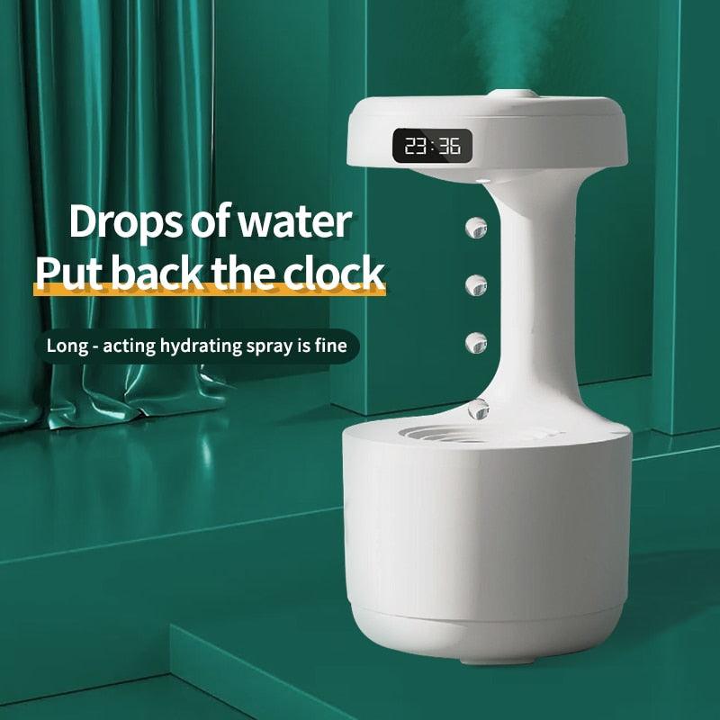 Diffuseur d'humidificateur à LED en forme de goutte d'eau