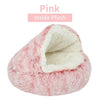 Lit en peluche douce pour animaux de compagnie