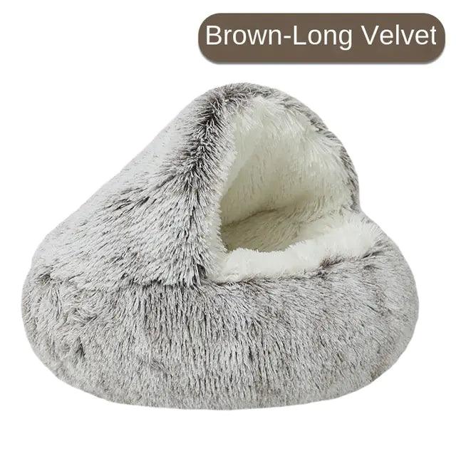 Lit en peluche pour animaux de compagnie