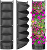 Pots de fleurs suspendus verticaux