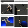 Lunettes de soleil de marque de luxe pour hommes