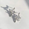 Boucles d'oreilles en strass Asterism