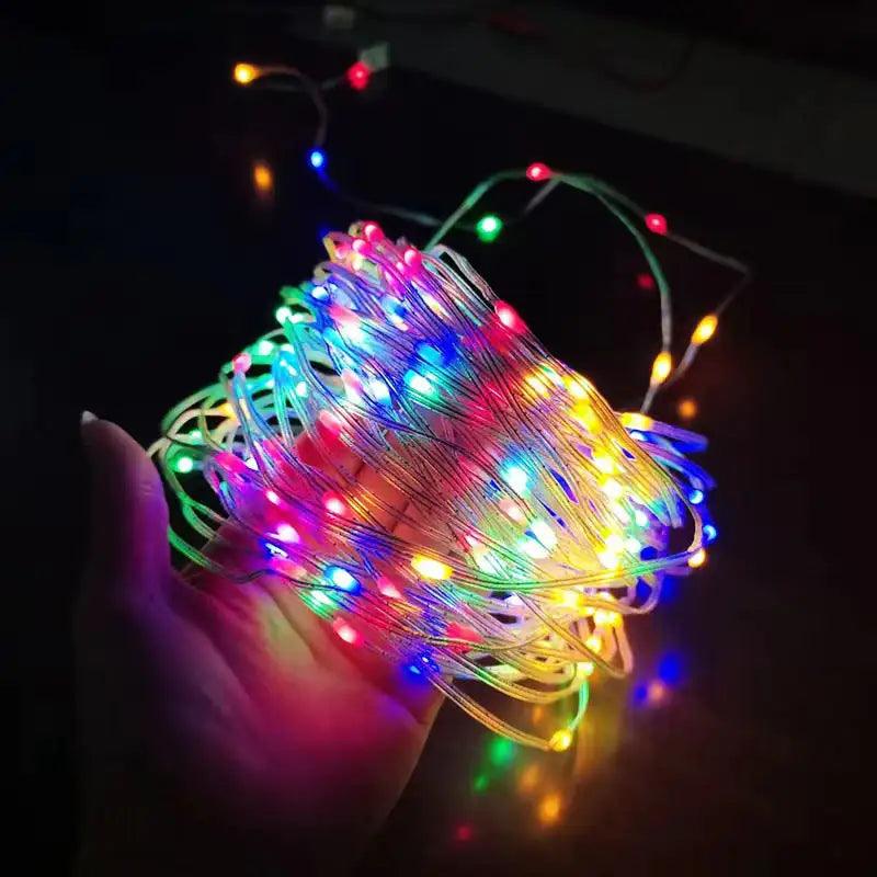 Lampe à cordon en cuir à commande vocale