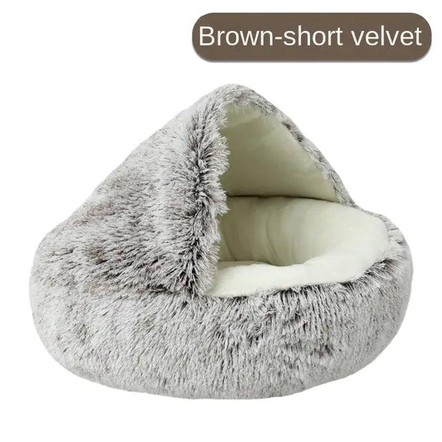 Lit en peluche pour animaux de compagnie