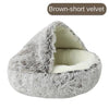 Lit en peluche pour animaux de compagnie