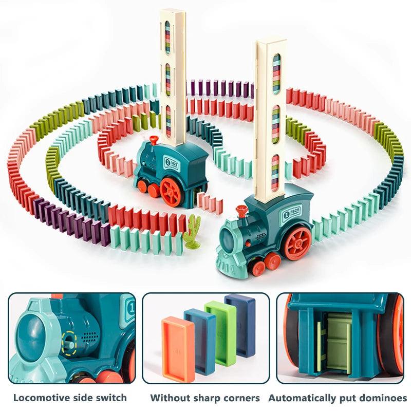 Train Domino automatique pour enfants