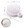 Brosse en silicone souple pour chien